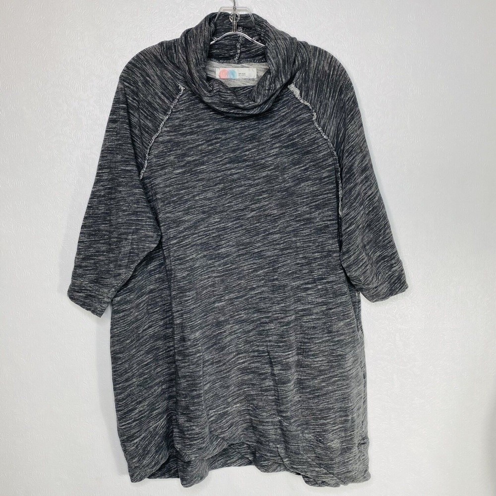 Free People FP Beach Womens One Size Gray Popover Top